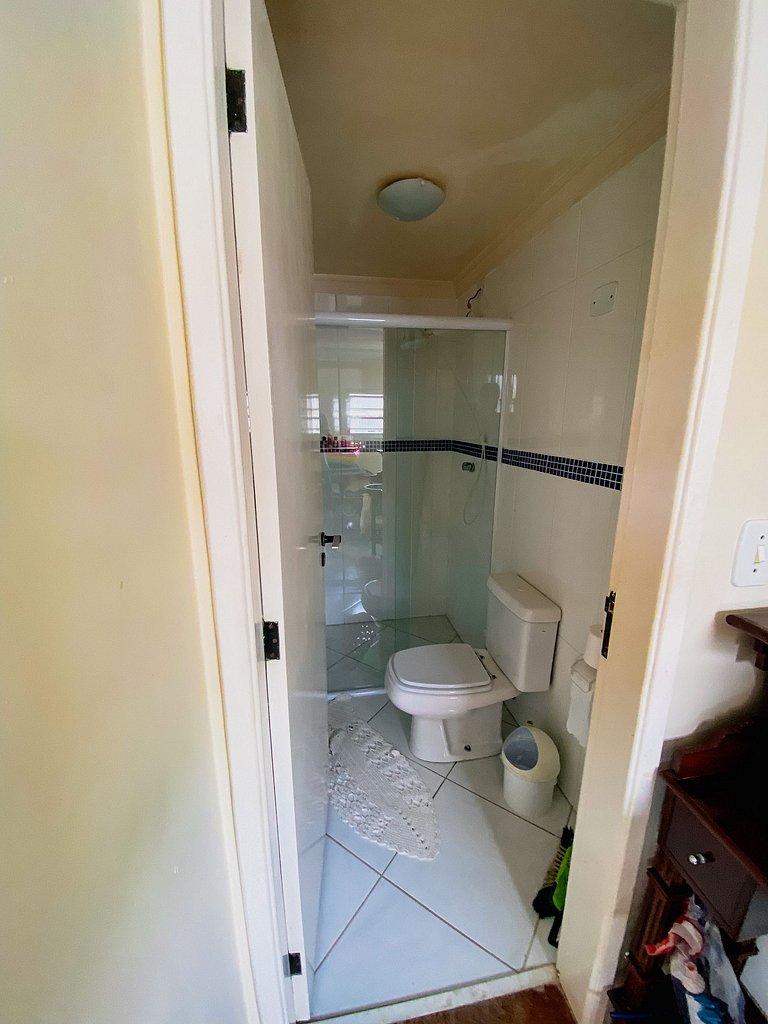 Duplex com piscina e churrasqueira 500m da praia