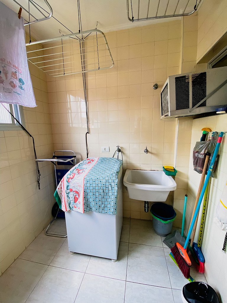 Duplex com piscina e churrasqueira 500m da praia