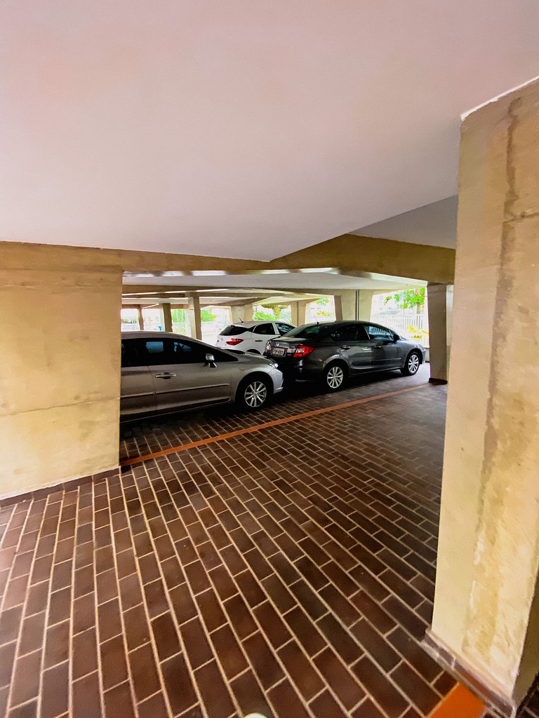 Duplex com piscina e churrasqueira 500m da praia