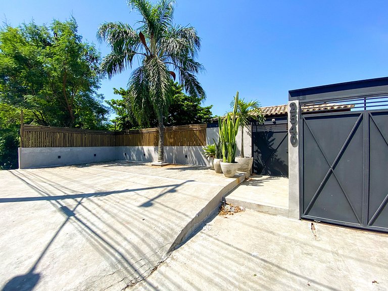 Casa pé na areia em São Sebastião com vista para Ilhabela, p