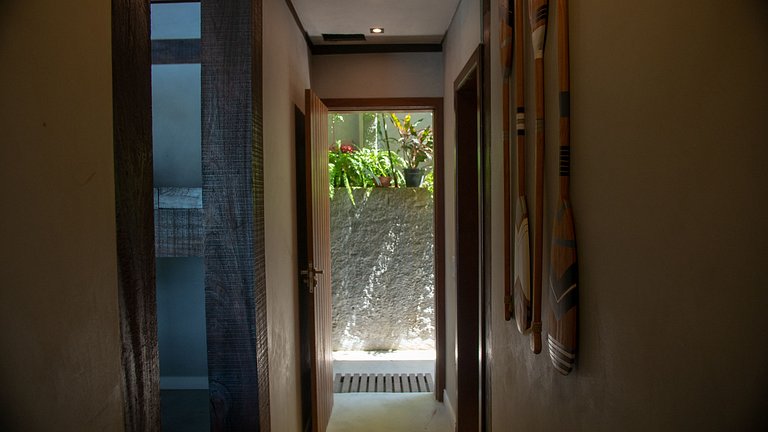 Casa pé na areia em São Sebastião com vista para Ilhabela, p