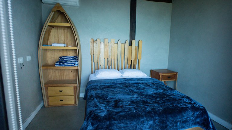 Casa pé na areia em São Sebastião com vista para Ilhabela, p