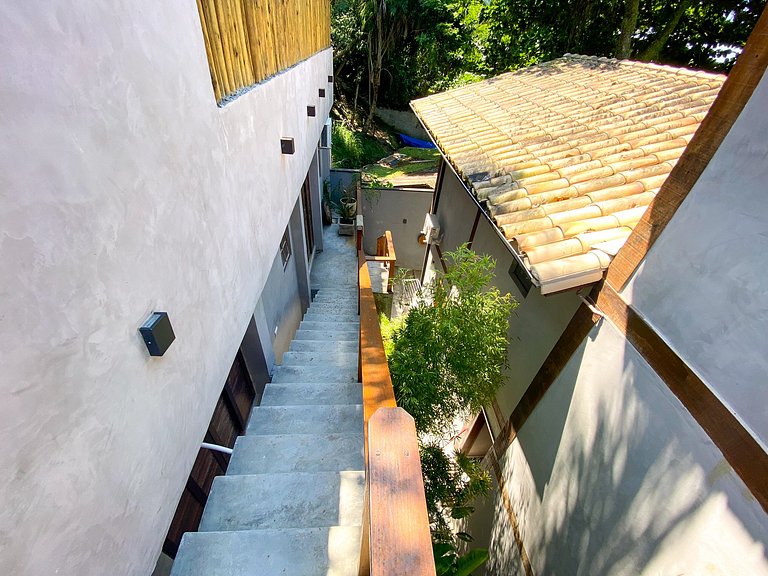Casa pé na areia em São Sebastião com vista para Ilhabela, p