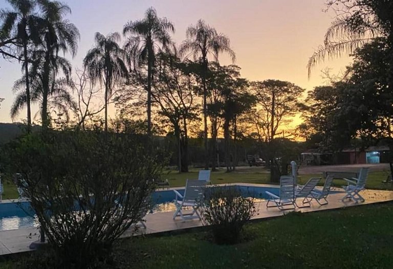 Rancho exclusivo em Jarinu com piscina e lazer completo