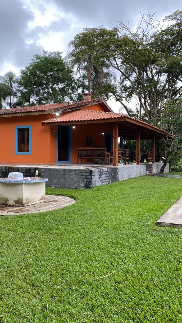 Rancho exclusivo em Jarinu com piscina e lazer completo