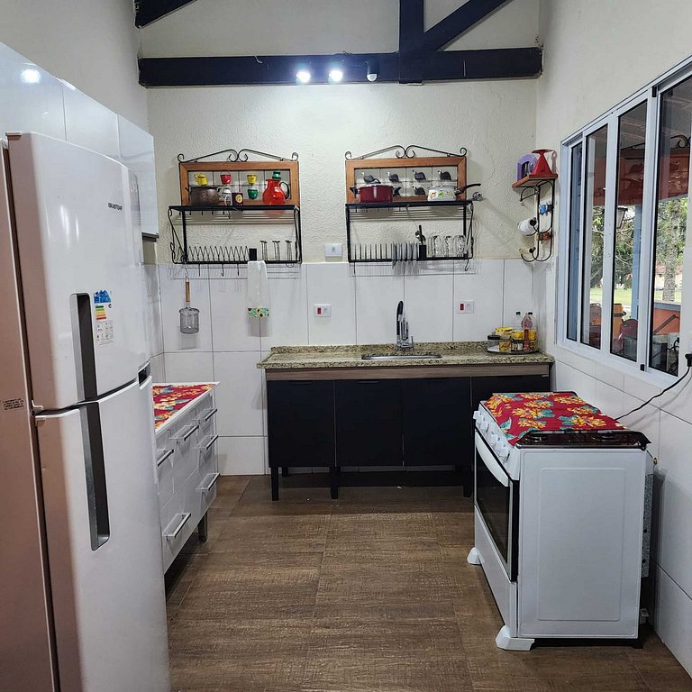 Rancho exclusivo em Jarinu com piscina e lazer completo