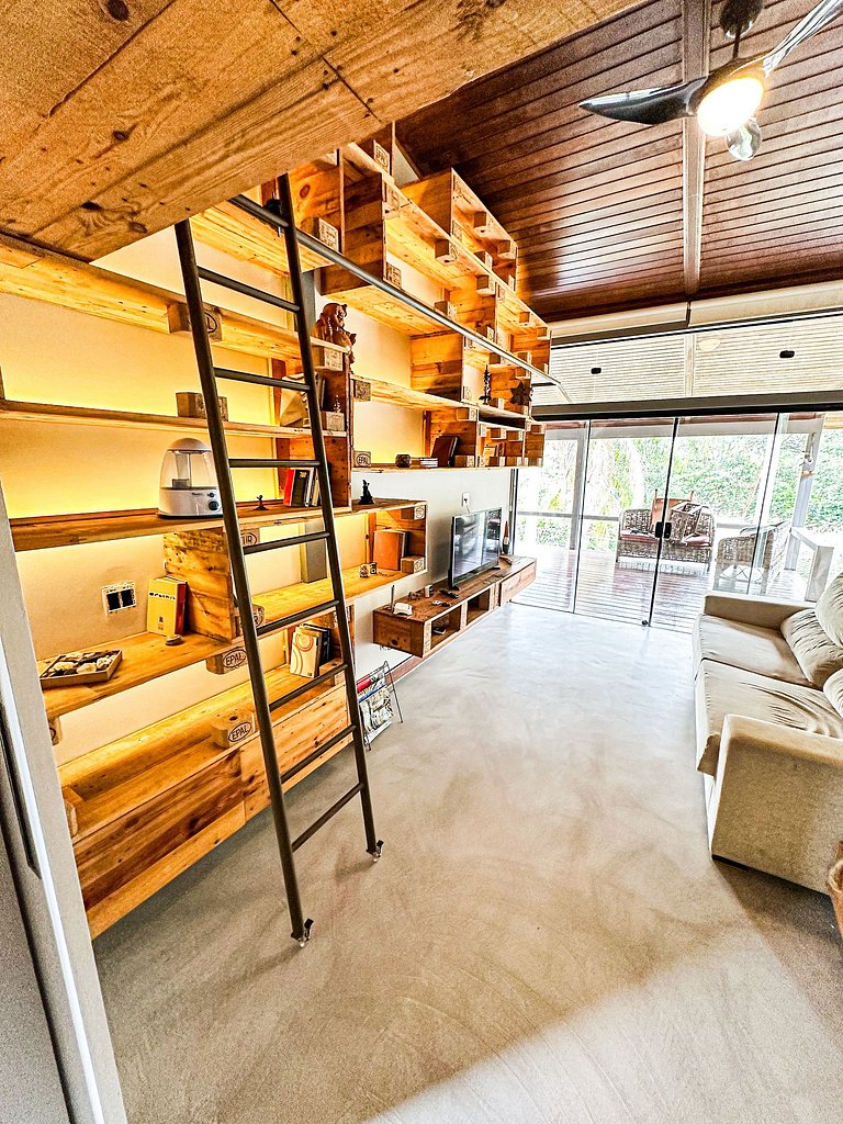 Casa térrea de alto padrão com piscina e cozinha de cinema n