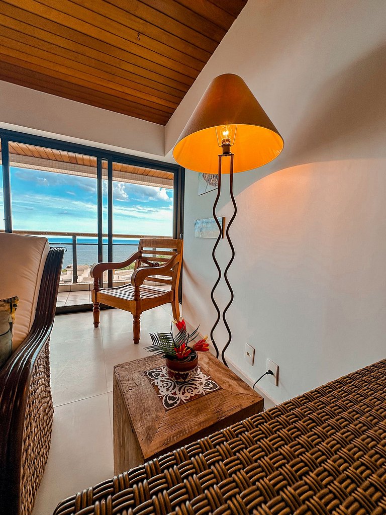 Apartamento no Sorocotuba II com vista para o mar e acesso e