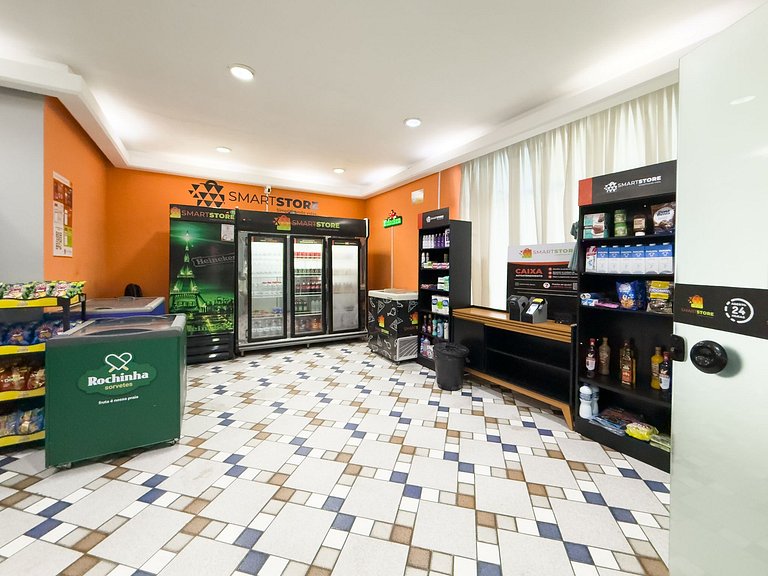 Apartamento no Capitania Varam a 180m da Praia com Churrasqu