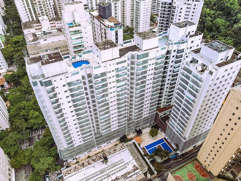 Apartamento no Capitania Varam a 180m da Praia com Churrasqu