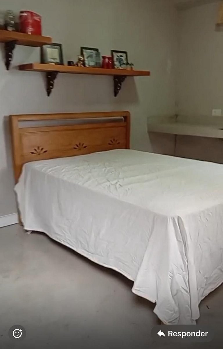 Casa pé na áreia em frente à Ilhabela