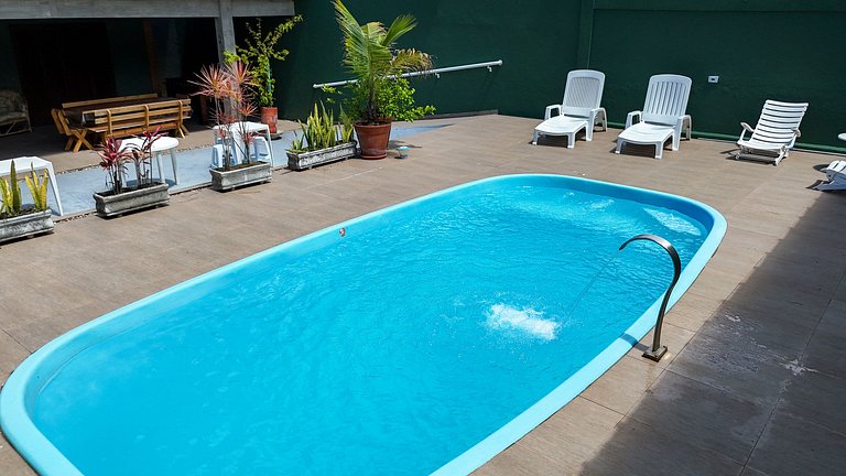 Casa a 200m da Praia c/ Piscina e Churrasqueira
