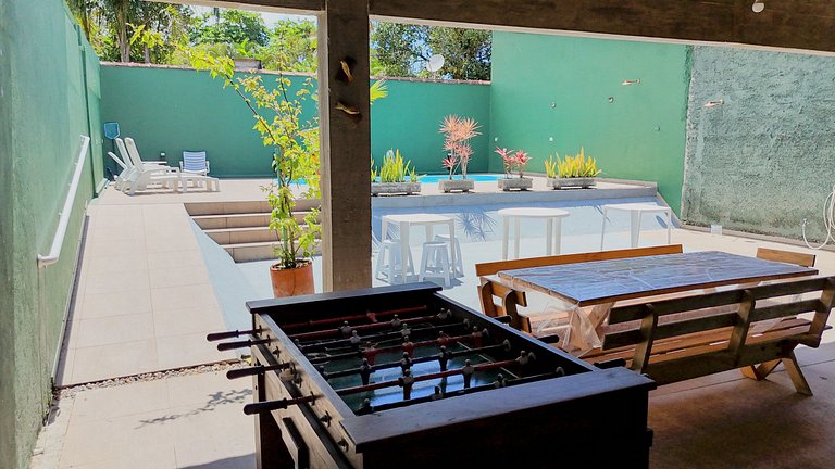 Casa a 200m da Praia c/ Piscina e Churrasqueira
