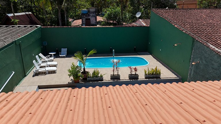 Casa a 200m da Praia c/ Piscina e Churrasqueira