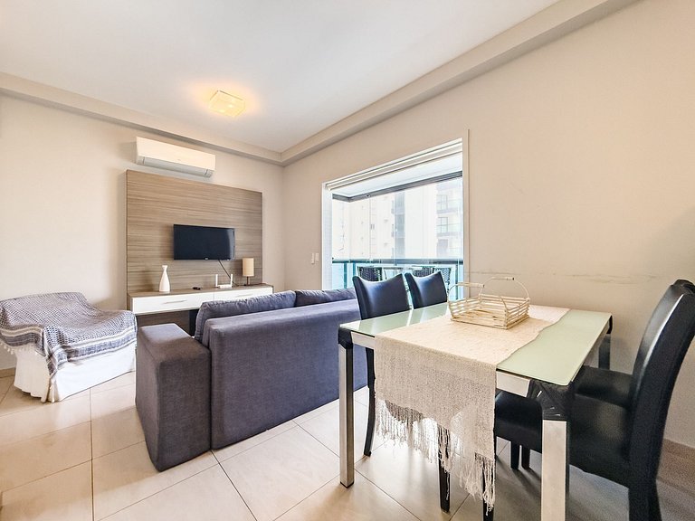 Apartamento no Capitania Varam a 180m da Praia com Churrasqu