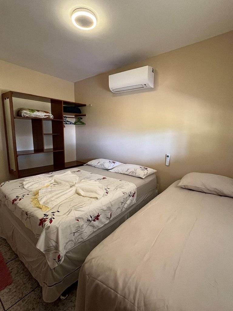 Chalé Arara em Novo Airão cozinha ar-condicionado