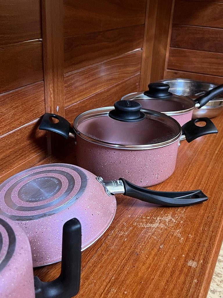 Chalé Arara em Novo Airão cozinha ar-condicionado