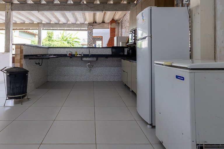 Casa a 180m da Praia de Boraceia | Piscina e Churrasqueira