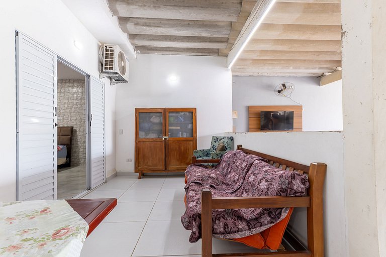 Casa a 180m da Praia de Boraceia | Piscina e Churrasqueira