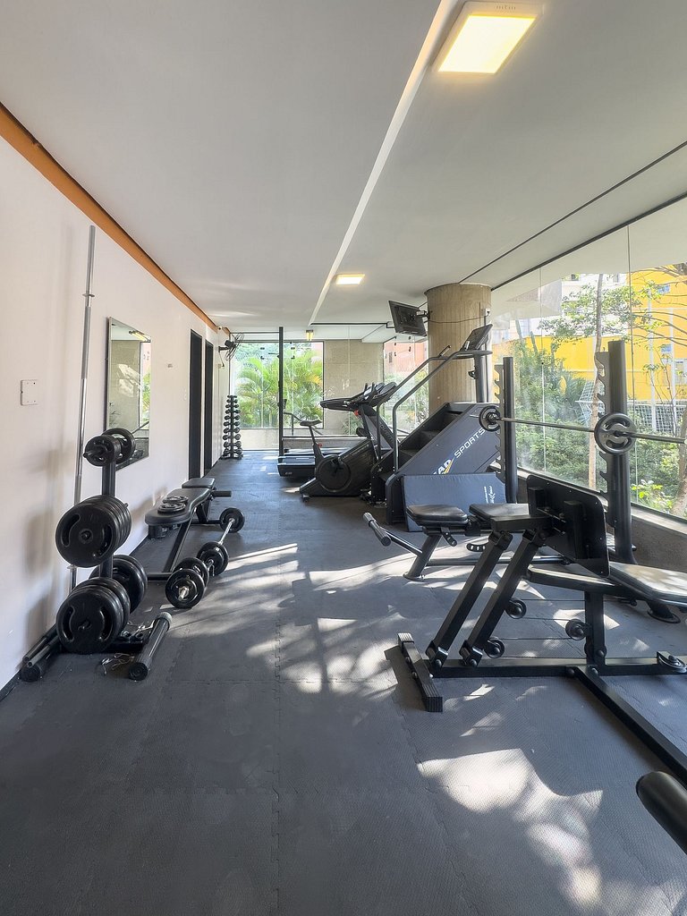 Apto no Campo Belo com A/C e vaga – 15min CGH