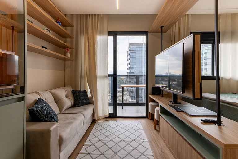 Studio recém-construído no coração da Vila Olímpia