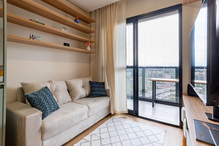 Studio recém-construído no coração da Vila Olímpia