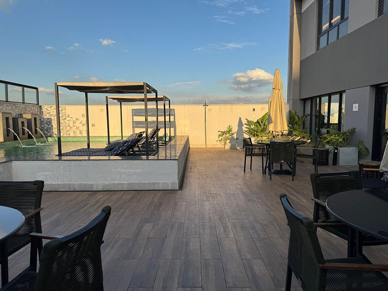 Studio recém-construído no coração da Vila Olímpia