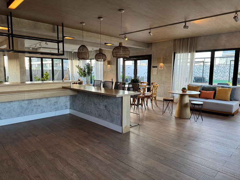 Studio recém-construído no coração da Vila Olímpia