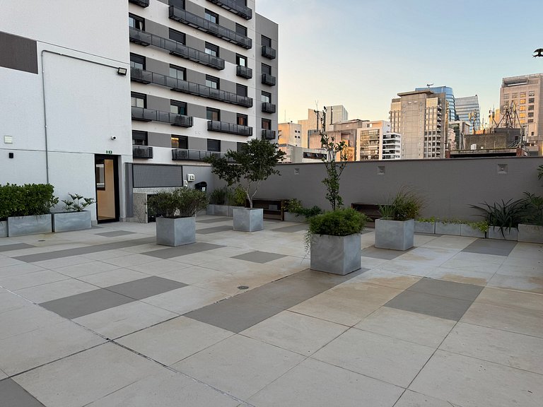 Studio recém-construído no coração da Vila Olímpia